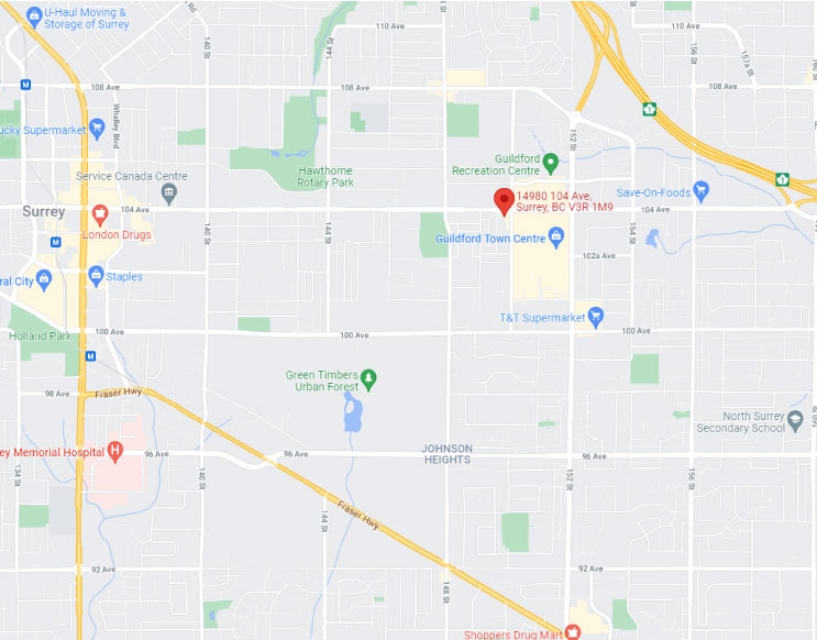 206 - 14980 104 Avenue, Surrey, BC ( PLEASE CLICK MAP FOR DIRECTION)
